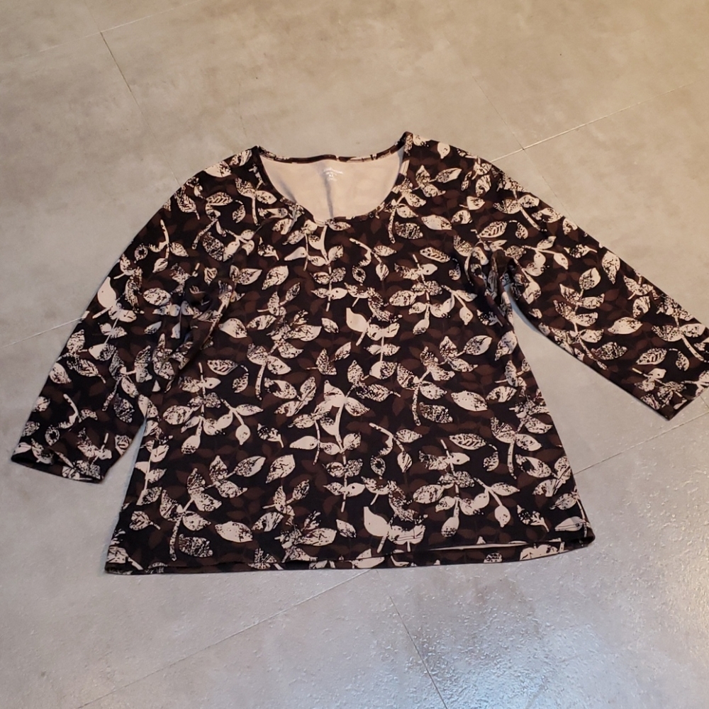 Croft & Barrow 3/4 sleeve